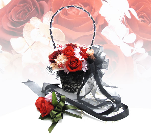 プリザーブドフラワー ブーケ & ブートニアP3 花 ブライダルブーケ 内祝い 結婚内祝い 出産内祝い 新築祝い 引き出物 ギフト お返し 新生活応援フェア 3...