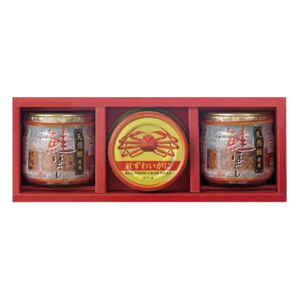 ▼商品名海鮮づくし 食品▼セット内容鮭ほぐし(50g)×2、紅ずわいがに(ほぐし身)(55g)×1▼賞味期限1年▼アレルゲン表示かに▼箱サイズ8.5×24.5×7cm・500▼品番CRB-B※内容・デザインなど変更になる場合があります。※お買い物マラソン・ポイント2倍・ポイント5倍・ポイント10倍などのキャンペーンは楽天会員様のみ有効となりますのでご了承ください。ギフト対応メーカー希望小売価格はメーカーカタログに基づいて掲載しています『熨斗（のし）の書き方』≪慶事≫○蝶結び---------------何度繰り返してもよいお祝い事に使用します。例：出産内祝い 出産祝いのお返し 出産祝い お中元 お歳暮 お祝い 新築祝いのお返し 入学祝い 入園祝い 卒業祝い 卒園祝い 合格祝い 就職祝い 成人祝い 初節句▼表書き無し（慶事結婚以外）・御祝（結婚以外）・御出産祝い 御入学祝い 御就職祝い 御新築祝い 御昇進祝い 御昇格祝い 御誕生日祝い 御礼（結婚以外）・内祝（結婚祝い 快気祝い以外） 引越し内祝い 新築内祝い 開店内祝い 御中元 お中元 暑中御伺い 暑中御見舞い 暑中見舞い 残暑御見舞い 残暑見舞い 母の日ギフト 父の日ギフト 敬老の日ギフト 成人式 祝成人 成人祝い 七五三祝い 粗品 御餞別 寸志 記念品 贈答品 御歳暮 お歳暮 御年賀 御土産 拝呈 贈呈 謹謝・・・○結びきり10本----------一度きりであってほしい場合に使用します。（婚礼関連のみに使用）例：引き出物 名披露目 結婚内祝い 結婚祝いのお返し 結婚祝い▼表書き無し（結婚）・御祝（結婚）・御結婚御祝い 寿・壽・御礼（結婚）・内祝（結婚）○結びきり--------------一度きりであってほしい場合に使用します。例：快気祝い（病気見舞い）・快気内祝い 病気見舞いのお返し 退院祝い▼御見舞（快気）・快気祝い 快気内祝≪弔事≫○黒白結び切り（ハス柄）----弔事に使用します。※その他ギフト関連キーワード命名 赤ちゃん ノベルティー 景品 写真 かわいい カワイイ かっこいい カッコイイ 美味しい おいしい 参加賞 サンクスギフト ウェルカムギフト ブラックフライディー クリスマスプレゼント バレンタイン バレンタインデーギフト スイーツ ホワイトデーギフト ワンダフルディ テレワーク リモートワーク ステイホーム 冬ギフト 夏ギフト お彼岸 御彼岸 自粛見舞 感謝 送品 引出物 通学 通勤 料理 幼稚園 小学校 中学校 高校 入学祝いのお返し 就職祝いのお返し 会社 退職祝い 転勤 定年退職 企業 法人 せどり 活動費 運営費 サービス品 子供の日 梅雨 お盆休み 夏休み▼お届け対応地域一覧北海道 本州 東北地方 青森県 岩手県 宮城県 秋田県 山形県 福島県 関東地方 茨城県 栃木県 群馬県 埼玉県 千葉県 東京都 神奈川県 中部地方 新潟県 富山県 石川県 福井県 山梨県 長野県 岐阜県 静岡県 愛知県 近畿地方 三重県 滋賀県 京都府 大阪府 兵庫県 奈良県 和歌山県 中国地方 鳥取県 島根県 岡山県 広島県 山口県 四国 四国地方 徳島県 香川県 愛媛県 高知県 九州 沖縄 九州 沖縄地方 福岡県 佐賀県 長崎県 熊本県 大分県 宮崎県 鹿児島県 沖縄県 ※一部地域除当店おすすめの注目商品/当店人気No.1商品 モンドセレクション最高金賞受賞 飲む温泉水「観音温泉水」/全国送料無料(北海道送料無料?沖縄送料無料) RINGBELL(リンベル)カタログギフト/ インスタ映え 結婚・出産内祝いに 女性に人気のパスタギフトセット/贈り物に悩んだらこれスターバックスコーヒーギフト/出産祝いにkaloo(カルー)その他 DADWAY(ダッドウェイ)正規品ベビー・キッズマタニティグッズも充実/空間に素敵なエッセンス インテリア・収納・雑貨おしゃれな家具▼所在地静岡県沼津市上香貫三貫地1244▼決済方法クレジットカード決済 楽天バンク決済 銀行振込み 代金引換(代引き) セブンイレブン決済 ローソン決済 NP後払い auかんたん決済 Edy決済