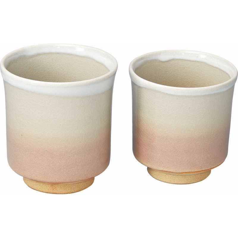 萩焼 姫萩夫婦湯呑 日本製 和陶器 内祝い 結婚内祝い 出産内祝い 景品 結婚祝い 引き出物 クーポン配布中