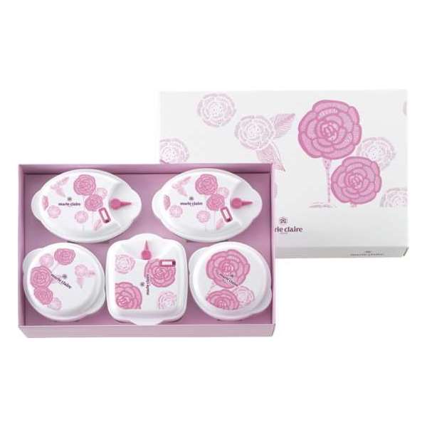 マリクレール ローズブルーミング 電子レンジ容器5点セット MC-669 内祝い 結婚内祝い 出産内祝い 景品 結婚祝い 引き出物 お返し キッチン用品 お返し 日本製 新生活応援フェア 39ショップ買いまわり 39ショップ買い回り クーポン配布中