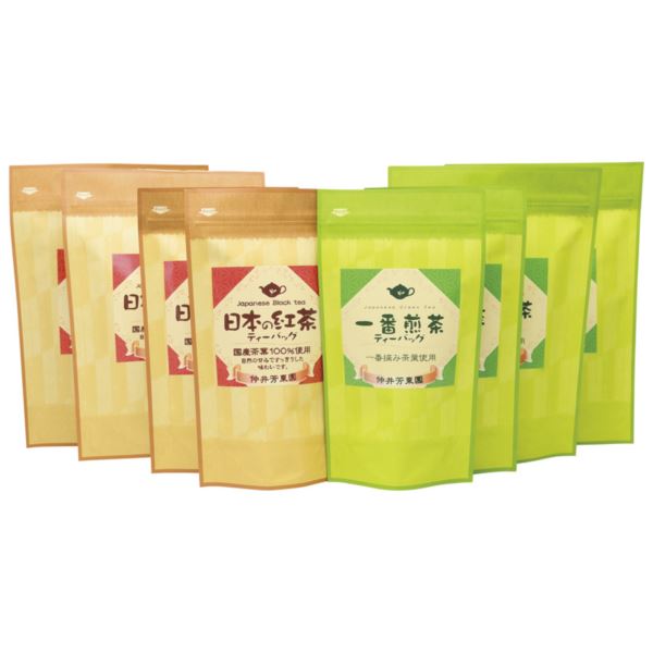 【まとめ買い5セット】 鹿児島紅茶&一番煎茶ティーバッグ詰合せ LTP1-100 日本茶 内祝い 結婚内祝い 出産内祝い 新築祝い 就職祝い 結婚祝い 引き出物 贈答品 贈り物 お返し 39ショップ買いまわり 39ショップ買い回り クーポン配布中