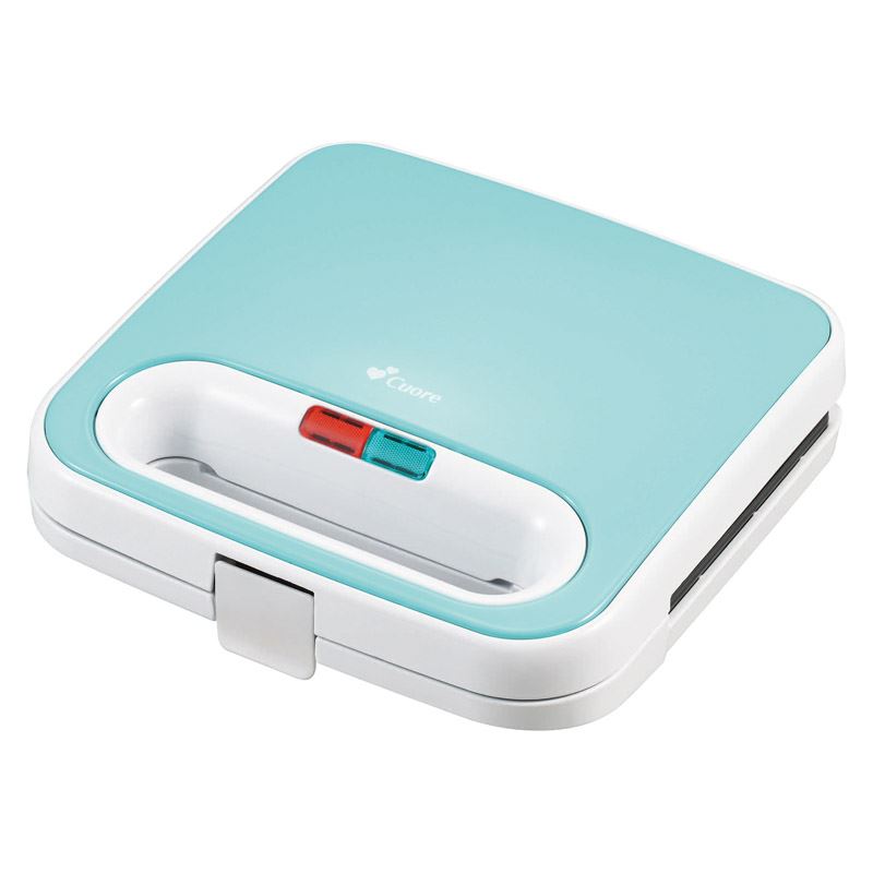 クオーレ ホットサンドメーカーW / ブルー CU-502HS B 電気式 2個用 ホットサンド プレス ホットスナック スイーツ 朝食 おやつ 夜食 リメイク 救済メニュー 食パン キッチン キッチン家電し 新生活応援フェア 39ショップ買いまわり 39ショップ買い回り クーポン配布中