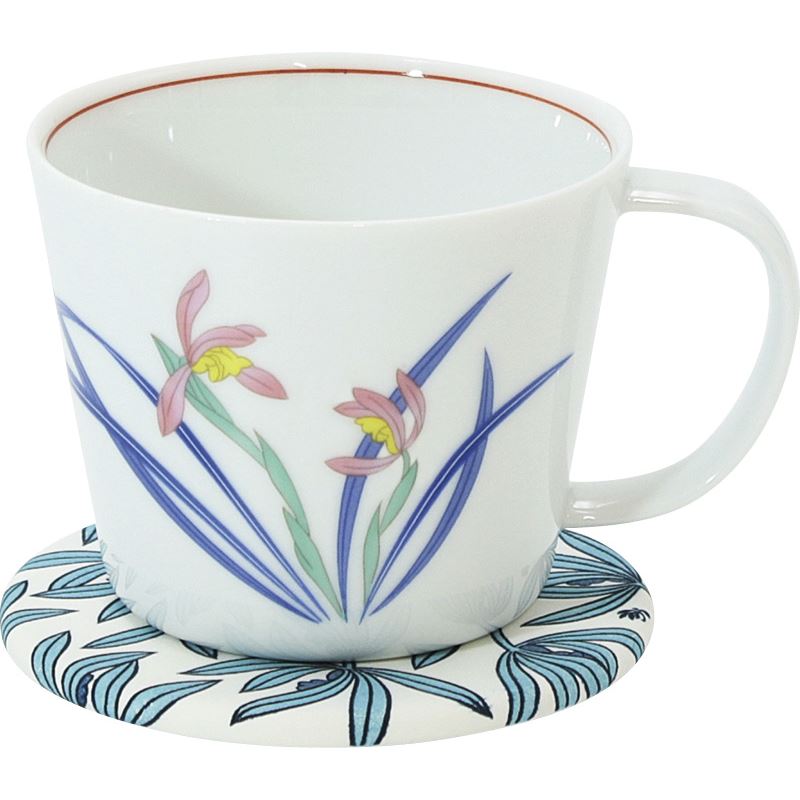 香蘭社 春蘭マグカップ 日本製 和陶器 コーヒーカップ 陶器 おしゃれ 珈琲 Coffee 紅茶 Tea 来客用 内祝い 結婚内祝い 出産内祝い 景品 結婚祝い 引き出物 香典返し クーポン配布中