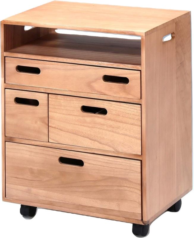 まとめてすっきりテーブルワゴン ナチュラル 人気 おすすめ メーカー直送 谷村実業 便利 景品 プレゼント イベント 賞品 クーポン配布中