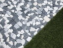 おしゃれな天然石マット(6枚セット) ノワール 人気 おすすめ メーカー直送 谷村実業 便利 景品 プレゼント イベント 賞品 クーポン配布中