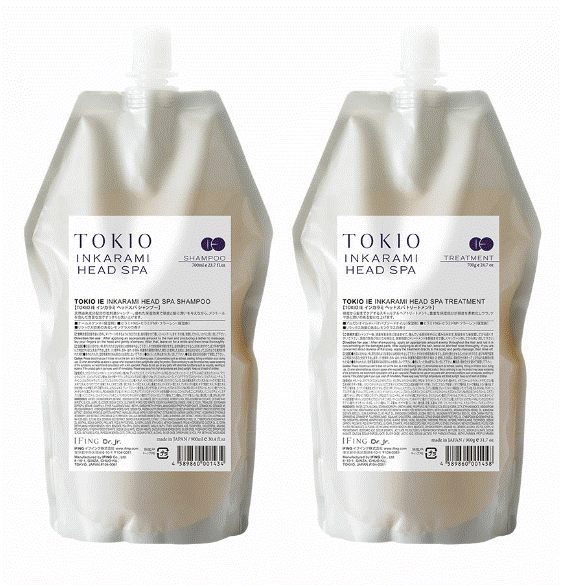 送料無料 TOKIO IE インカラミ ヘッドスパ セット 700ml 700g【詰め替え用】シャンプー トリートメント●