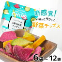 \本日5%オフ!/ 3種の 野菜チップス 6袋 12袋 ローリングストック 野菜 スナック 揚げ菓子 夏休み おやつ サツマイモ カブ 大根 真空フライ製法 さ...