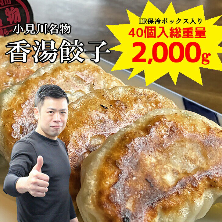 送料無料 餃子 千葉 香湯餃子 冷凍 餃子 40個 2kg 