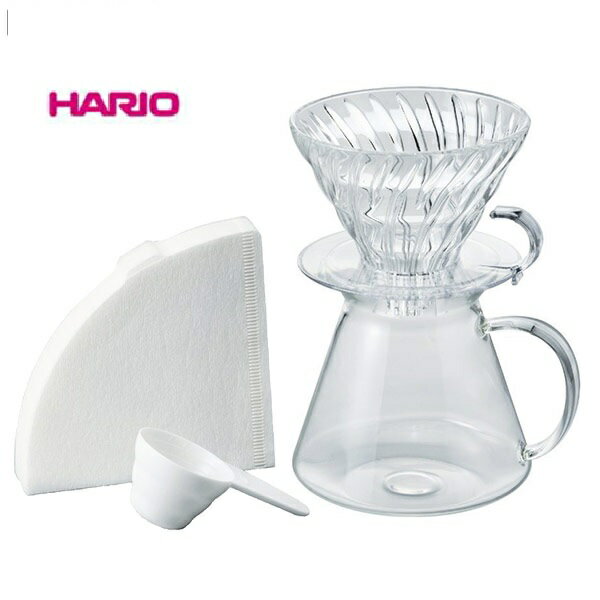 HARIO　SimplyHARIO V60グラスブリューイングキット S-VGBK-02-T ドリッパー