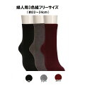 ひだまりダブルソックス 3色組【婦人用】 約22～24cm 靴下秋冬用 汗対策/抗菌/消臭機能/日本製