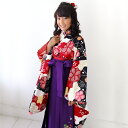 【レンタル】【7泊8日】卒業式 袴 レンタル 小学生 「ブリリアントピース ジュニア卒業式袴レンタルセット」オリジナル BP〔消費税込み〕