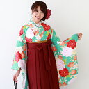 【9/12 10:00~9/16 08:59まで最大1,000円OFFクーポン】【レンタル】卒業式 袴 レンタル 女 袴セット 卒業式袴セット2尺袖着物&袴フルセットレンタル 安い