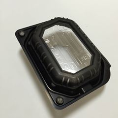 青果物用 ふた付きケース フルーツドーム Mサイズ 黒底 長辺15.5×短辺12×高さ5.3cm 800枚 − 信和株式会社 −_s 2
