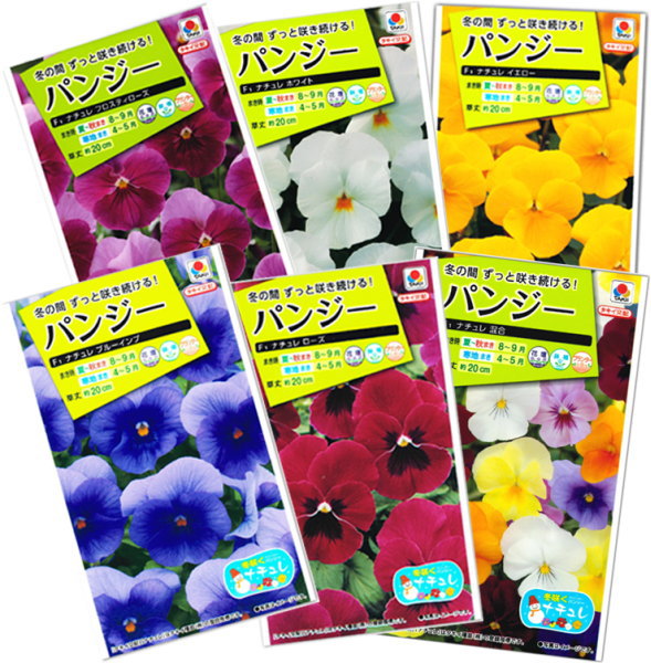 パンジー 種子 ナチュレ 0.15ml（育苗可能本数：およそ40本)のサムネイル