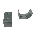ユタカメイク 金具 ゴムロープ金具 30mm用コの字 (1S(PK)=2個入)