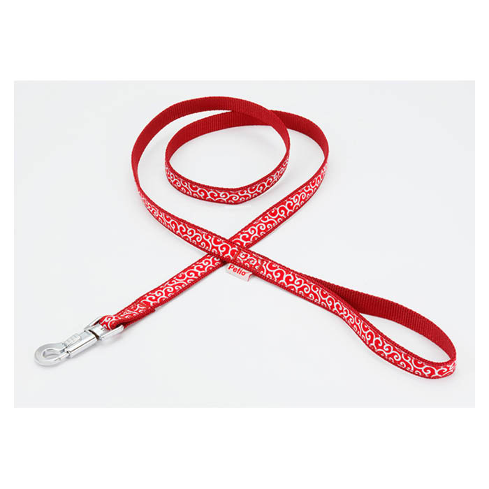 ペティオ ヤマヒサ 犬雅 唐草リード S レッド