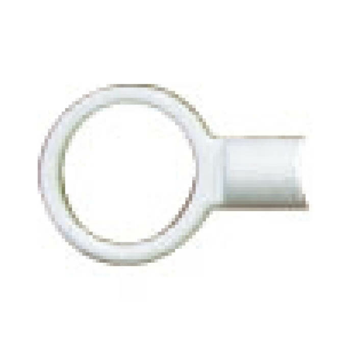 安全興業 コーンバー34φワッカのみ白 34(φ)x155(縦)x40(横)