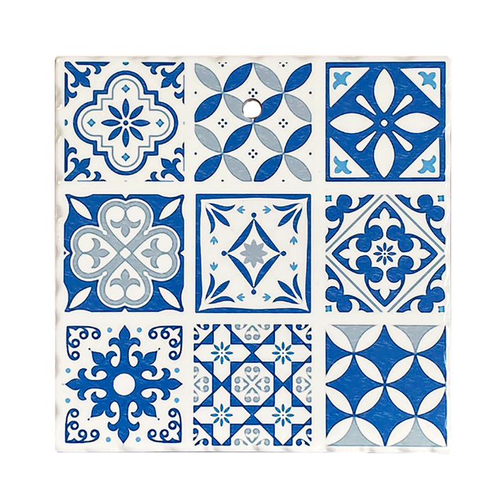 ナフコ セラミック鍋敷き モロッコタイル柄