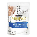 いつもの食事をちょっぴり贅沢に。[原材料]：■魚介類(かつお、フィッシュエキス)、調味料、増粘安定剤(加工でんぷん、増粘多糖類)、カラメル色素、ビタミンE[特長]:■厳選されたかつおを海の幸の美味しさたっぷりの「かつおだし」と一緒にぎゅっとつめこんだ贅沢なメニュー。■いつもの食事をちょっぴり贅沢に。■ご褒美や特別なひと時にもぴったりな、35g食べきりサイズ。[保証成分]:■たんぱく質:9％以上、脂質:0.2％以上、粗繊維:1％以下、灰分:3％以下、水分:87％以下[原産国]：■タイ[内容量]:■35g[カロリー]:■約40kcal/100g[対象年齢]:■成猫