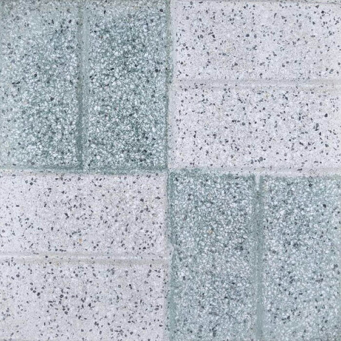 ナフコ ショットレンガ平板300角 グリーン 約300×300×28mm