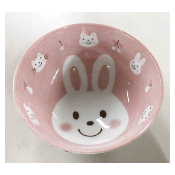 国産飯椀　うさぎ 小