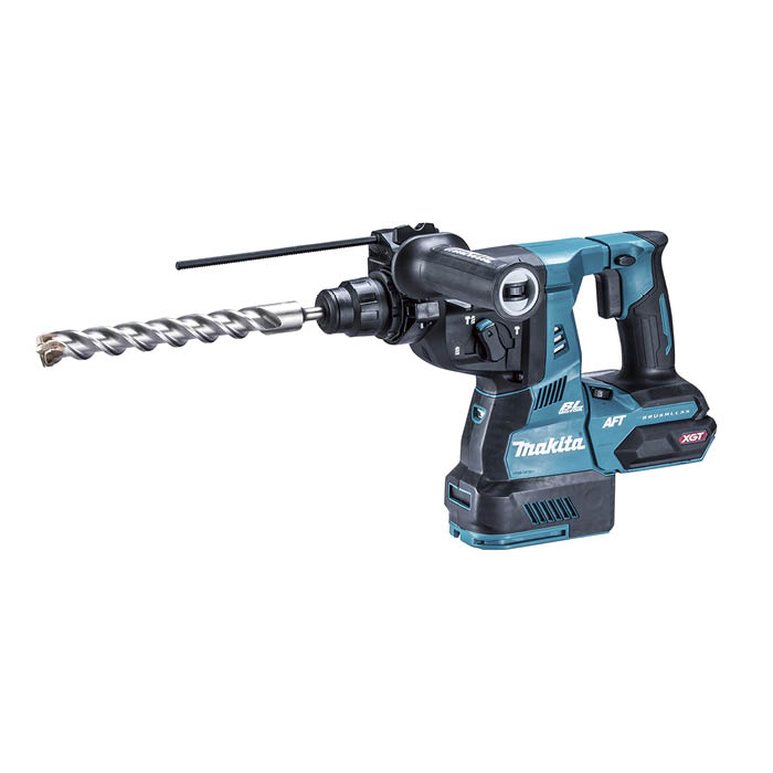 マキタ 40Vmax充電式ハンマドリル 28mm 青 本体+集じんシステム・ケース付 HR001GZK