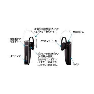 カシムラ BT イヤホンマイク ノイズ BL-61