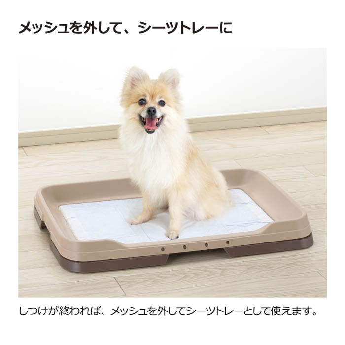 リッチェル お掃除簡単ステップトレー レギュラー アイボリー