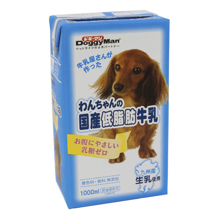 [特長]:■犬用牛乳[原材料]:■生乳、脱脂粉乳、乳糖分解酵素、酸化防止剤(亜硫酸塩)、タウリン[栄養成分表示]:■粗たん白質(2.6%以上)粗脂肪(1%以上)粗繊維(1%以下)粗灰分(2%以下)水分(94%以下)[原産国]:■日本[保存方法]:■開封後要冷蔵[仕様]:■サイズ:(幅X奥行X高さ)9.5×6.5×17cm ■内容量:1000ml■賞味期限:12ヶ月