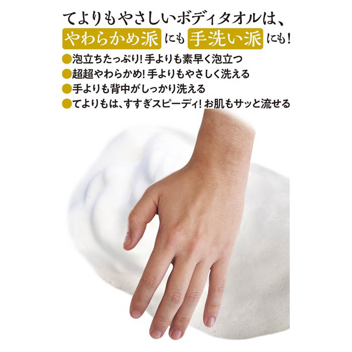 ホームプラザナフコ楽天市場店のキクロン てよりもやさしいボディタオル PW｜アングル3