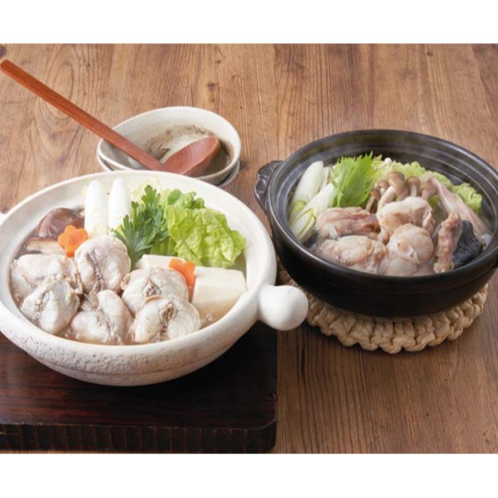 【Y25-5】【お歳暮】ふぐとあんこう鍋の味比べセット-承り締切：2025年12月11日