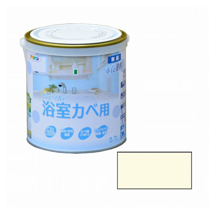 Rakuten - NEW水性インテリアカラー浴室カベ用 0.7L アイボリー