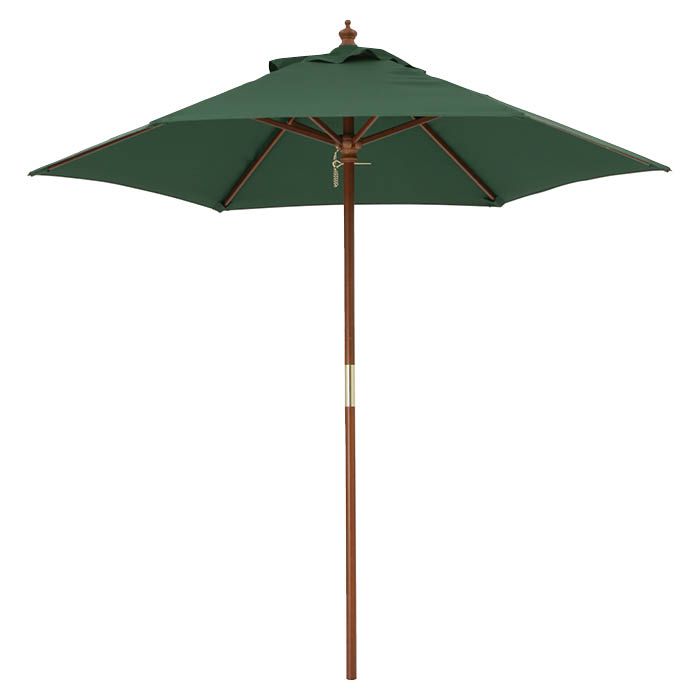 タカショー ウッドパラソル　2.1m　グリーン PAL-21G