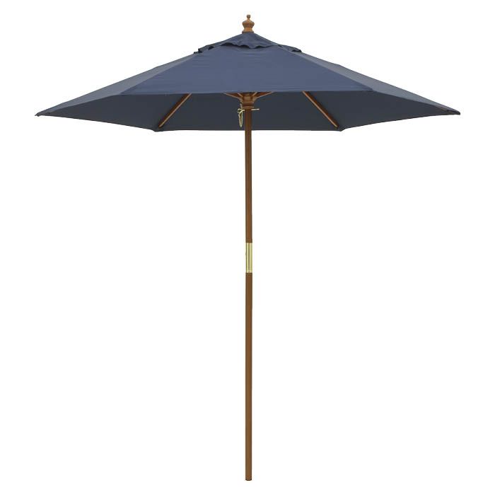 タカショー ウッドパラソル　2.1m　ネイビーブルー PAL-21BL