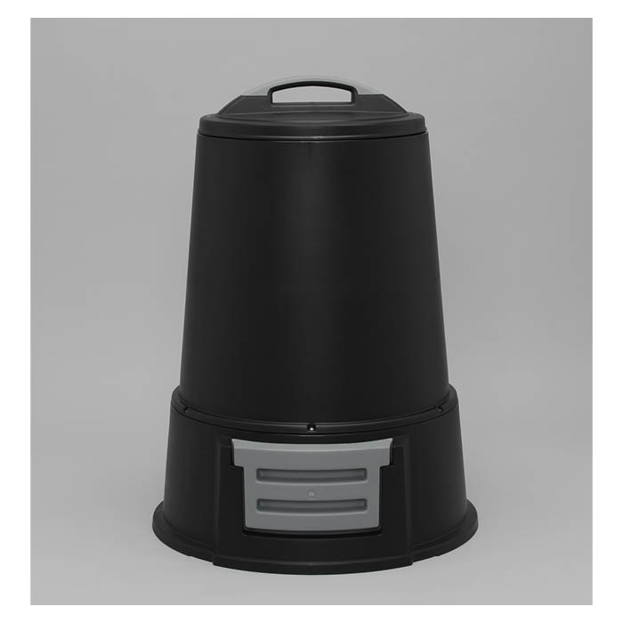 【特徴】生産国 ： 日本素材 ： ポリプロピレン（再生原料）タイプ ： 家庭生ゴミを堆肥にリサイクル仕様 ： 本体黒色により太陽の熱を吸収し、熱を溜めやすく、コンポスト内の温度が平均4℃上し、発酵スピード促進防臭剤 ： セット蓋と本体 ： 接合タイプ容量（約） ： 160Lカラー ： ブラック
