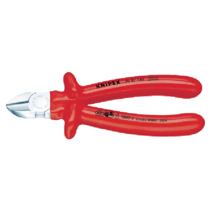 (T)KNIPEX 絶縁1000V斜ニッパー　180mm 835