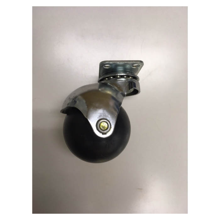 ナンシン40Φゴム車輪　ボールキャスター　自在　QTE40QR