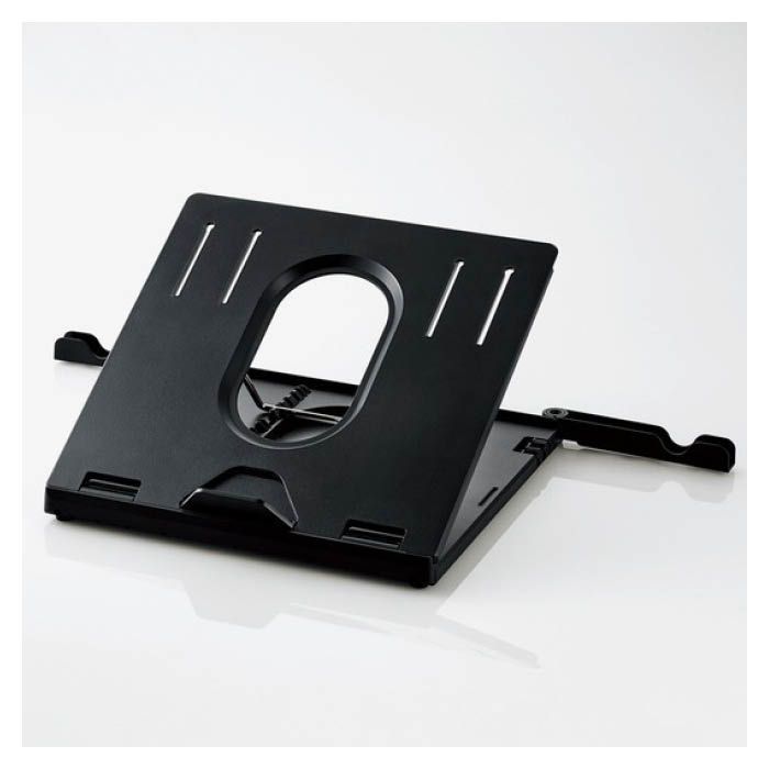 ELECOM 折りたたみノートPCスタンド PCA-LTS8BK