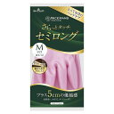 ショーワグローブ ナイスハンド さらっとタッチ セミロングMパールピンク