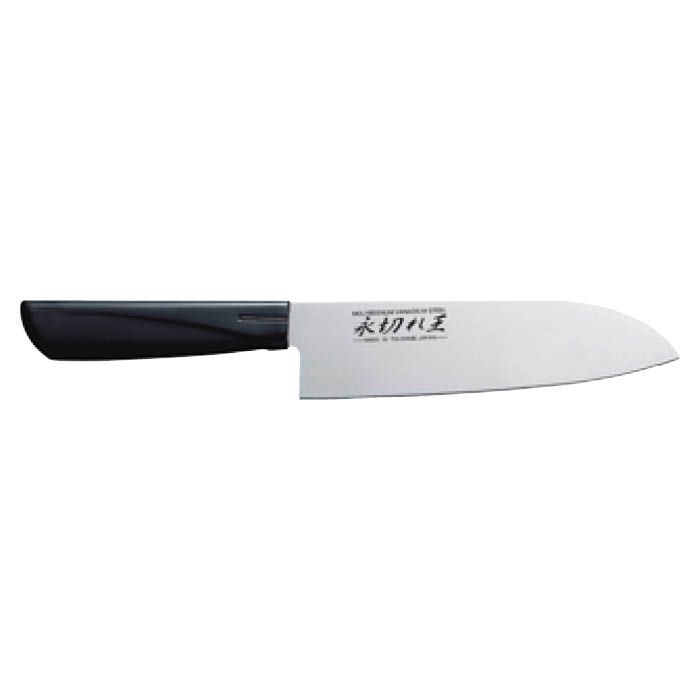 [特長]:■特許登録済みファインソー加工■野菜などを切る直刃とパン等を切る波刃の長所を生かし、良く切れて長く切れ味を持続させる細かなノコ刃加工■魚やバラ肉もスパッと切断■刃はステンレス鋼とモリブデンバナジウム鋼が混合されたサビに強く粘り強い材質■金属加工の生産地、燕の職人が仕上げた包丁■食洗機・乾燥機使用OK[用途]:■野菜、魚、肉にもコレ1本で■サンドイッチの重ね切り、トマトのスライス、硬い魚の中骨切りに[材質]：■刃部:モリブデンバナジウム鋼■柄部:ポリプロピレン■鋲：ステンレス[原産国]：■日本[サイズ]：■本体サイズ：(約)全長28.3×高さ4.5×厚み1.5cm■刃渡り：(約)16.3cm■重量：(約)106g[注意事項]:■ご使用前に食器用洗剤などでよく洗浄してからご使用ください。■タワシや磨き粉で洗浄するとキズが付く恐れがあります。■ご使用後はよく洗浄し、乾いた布で拭き取ってください。■収納する時は必ず柄を持って収納してください。■乳幼児の手の届かない所に保管してください。