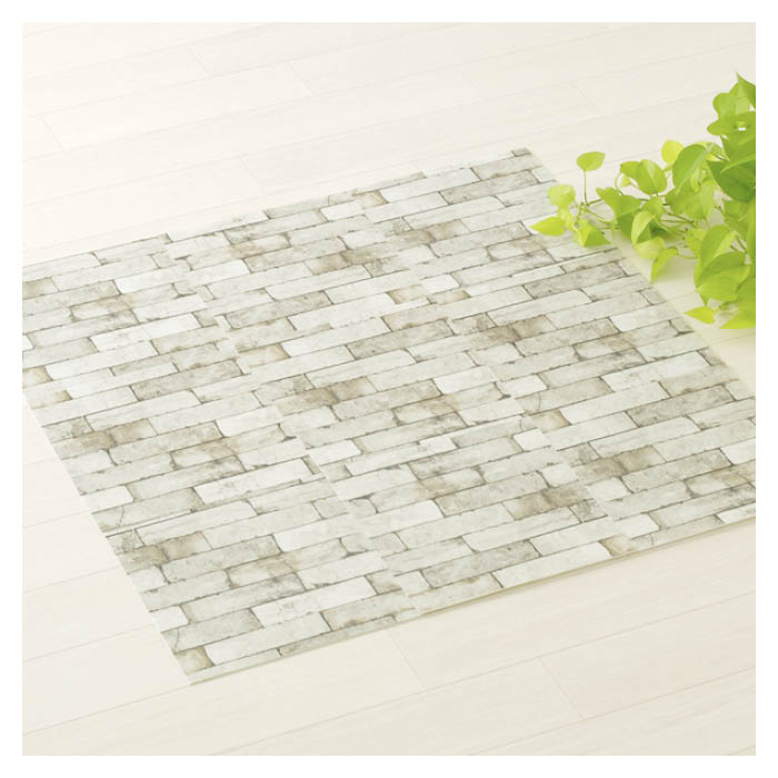 吸着マット ブロック 29×29cm ホワイト (9枚入り) [2]