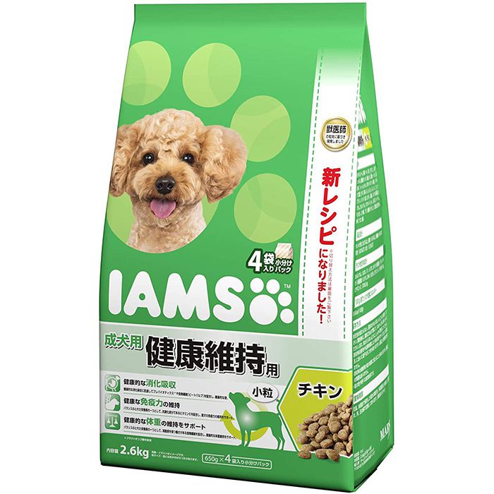 マースジャパン アイムス　成犬用　健康維持用　チキン　小粒 2.6kg 1