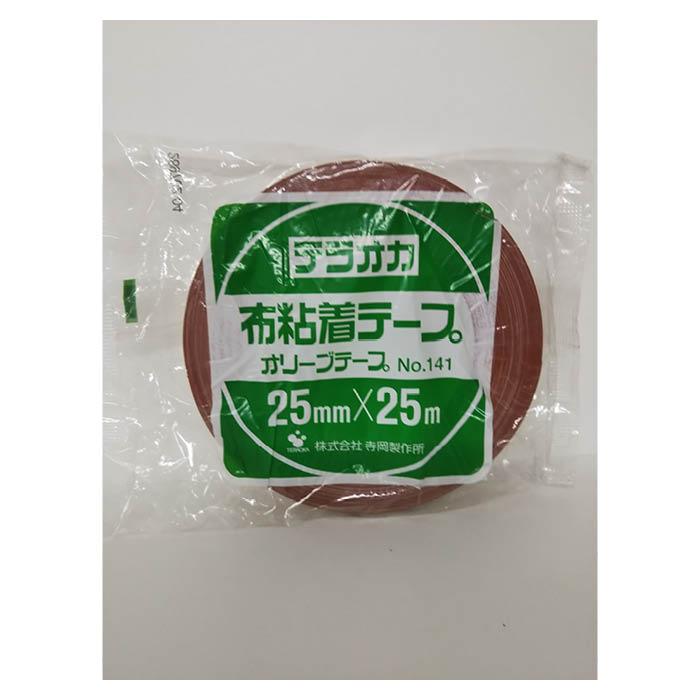 布テープ#141 25mm×25m茶