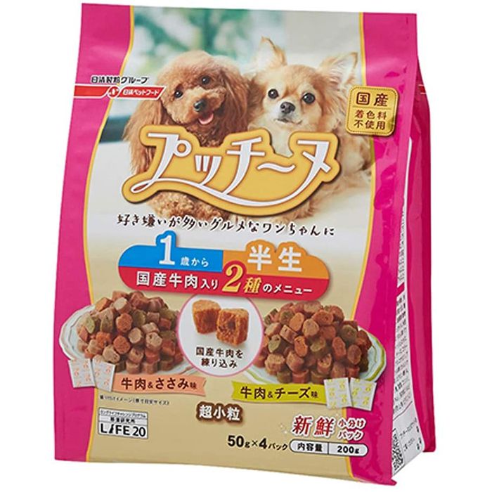Natural - 日清ペットフード プッチーヌ半生 1歳 国産牛肉入り 200g