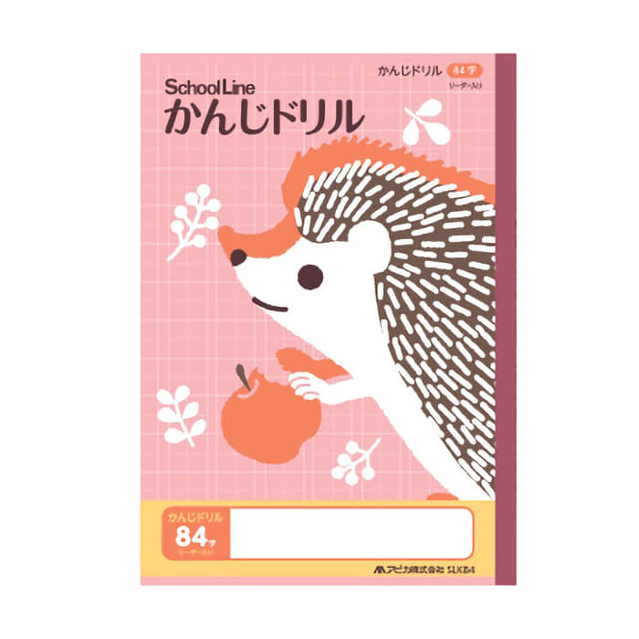 日本ノート 科目名入りスクールライン かんじ84字R SLK84