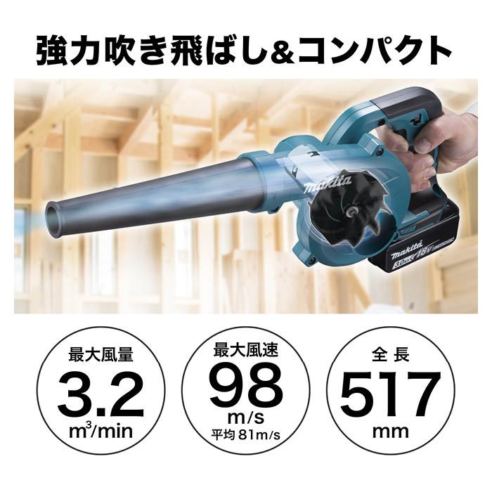 マキタ 18V充電式ブロワ 本体 UB185DZ