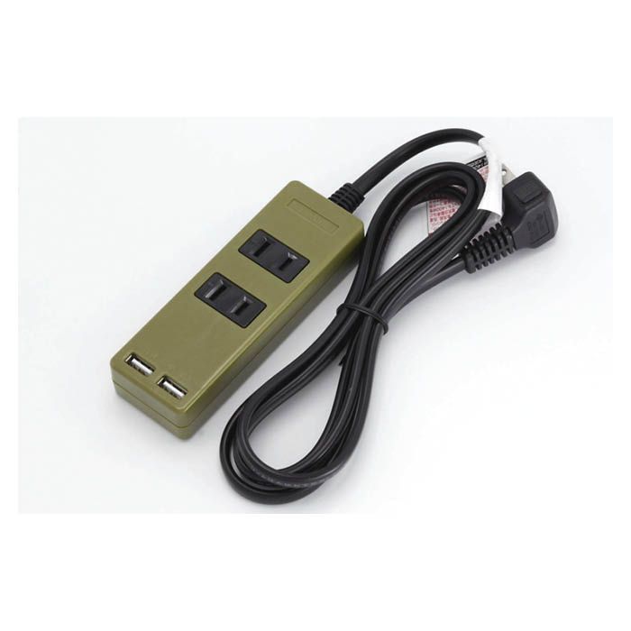 USB付スタイリッシュタップ SK-2T2USB MG