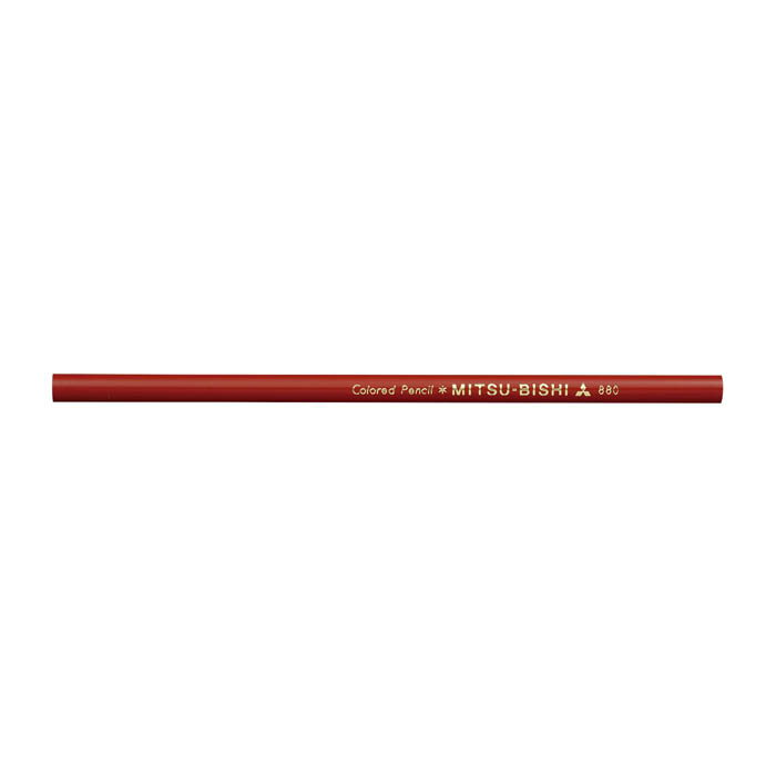 【特徴】軸経8mm × 厚さ8mm × 全長175mm重量：8.5g三菱鉛筆の最も普及している定番色鉛筆。