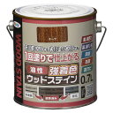 アサヒペン 油性強着色ウッドステイン 0.7Lチーク