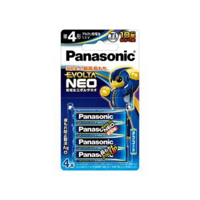 樂天商城 - Panasonic（パナソニック） エボルタネオ 単4形4本 B LR03NJ4B